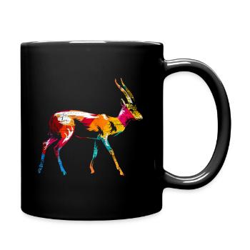 Gazelle - Mug uni - noir - Droite