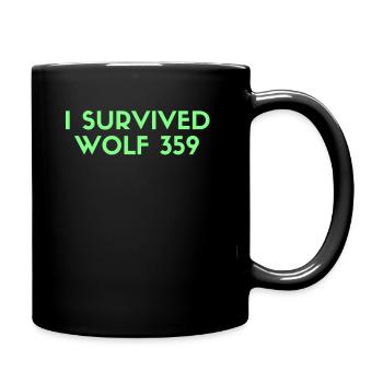 Wolf 359 - Tasse einfarbig - Schwarz - Rechts