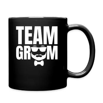 Le marié de l’équipe - Mug uni - noir - Droite