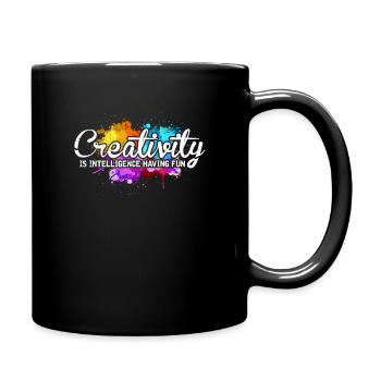 Kunst Art Künstler Künstlerin Kreativ Geschenk - Tasse einfarbig - Schwarz - Rechts
