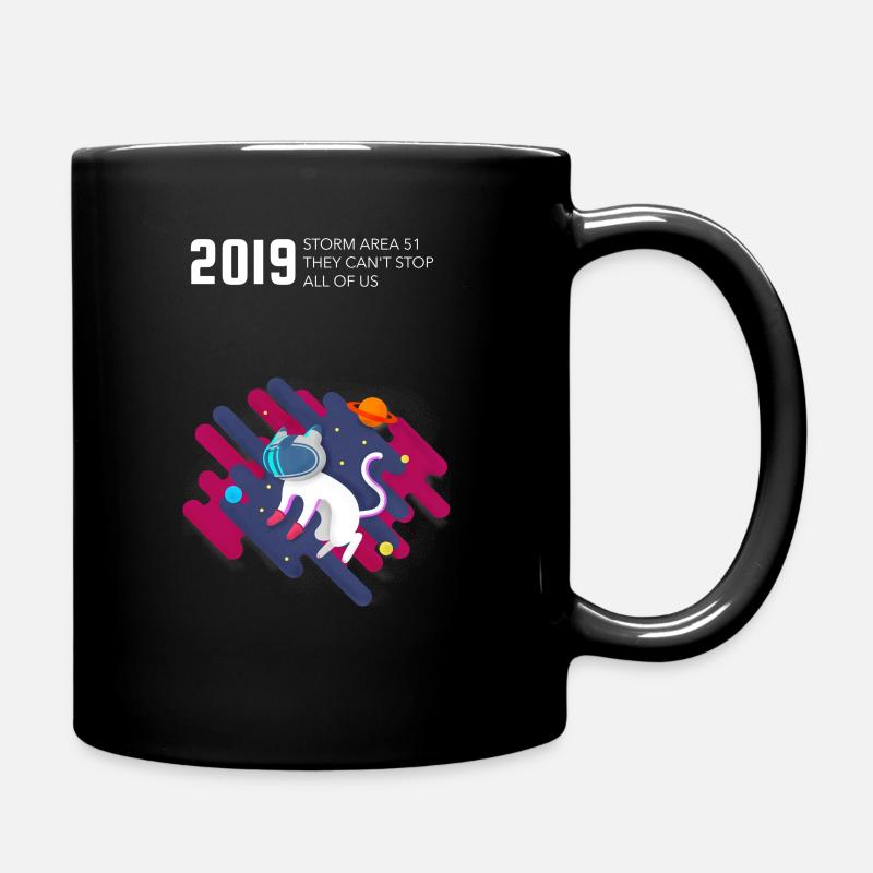 Area 51 - Tasse einfarbig - Schwarz
