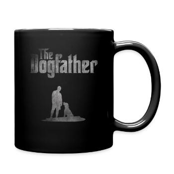 The Dogfather Hunde Liebe - Tasse einfarbig - Schwarz - Rechts