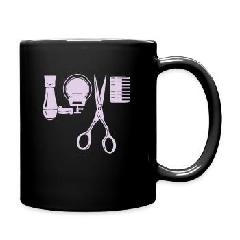 Coiffeur coiffeur coiffeur - Mug uni - noir - Droite