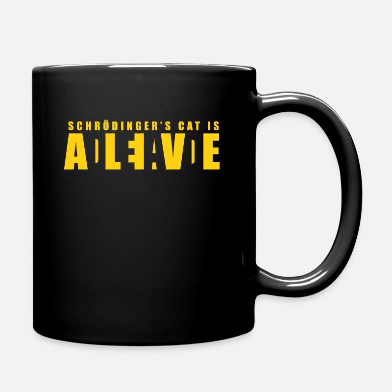 Schrödingers Katze - Dead or Alive - Tasse einfarbig - Schwarz