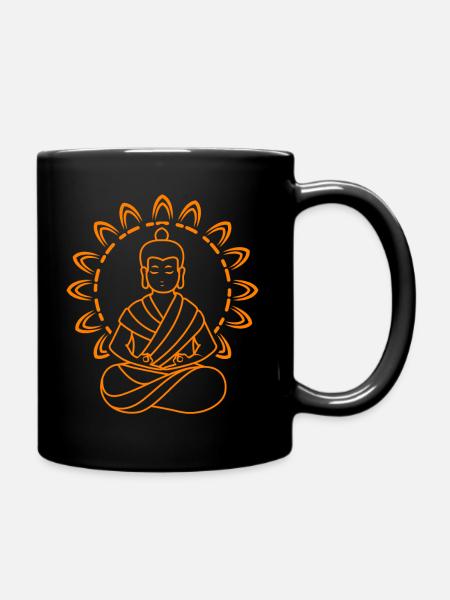 Buddha Clipart Buddha Clipart - Tasse einfarbig - Schwarz