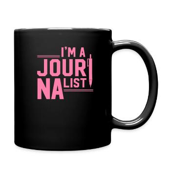 Journalistin - Tasse einfarbig - Schwarz - Rechts