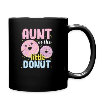 Tante - Tasse einfarbig - Schwarz - Rechts
