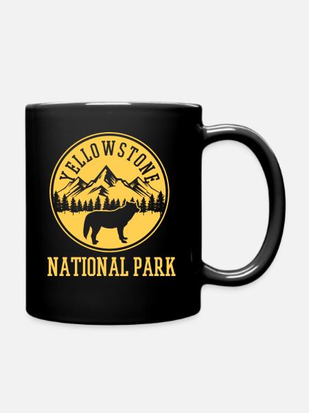 Yellowstone - Mug uni - noir