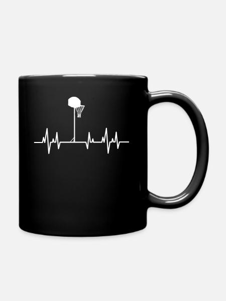 basket-ball - Mug uni - noir