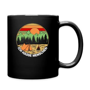 I hate people - Full Colour Mug - black - Right