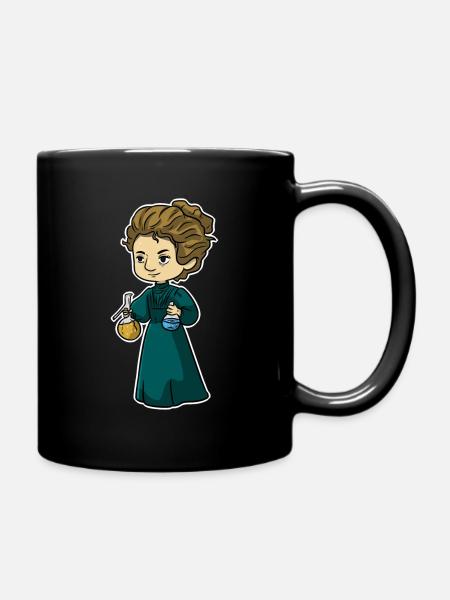 Marie Curie - Mug uni - noir