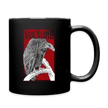 Mort de vautour - Mug uni - noir - Droite