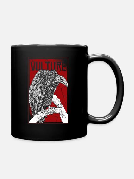 Vulture death - Full Colour Mug - black