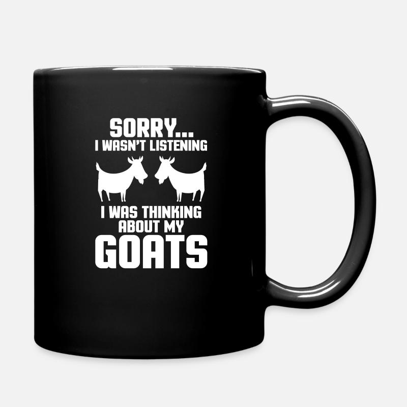 goat - Full Colour Mug - black