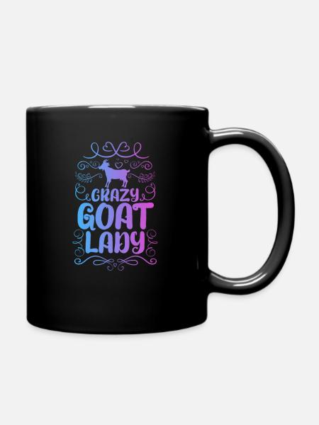 chèvre - Mug uni - noir