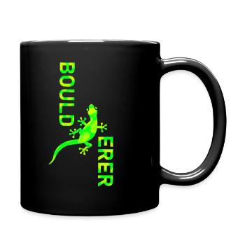 bouldering - Full Colour Mug - black - Right