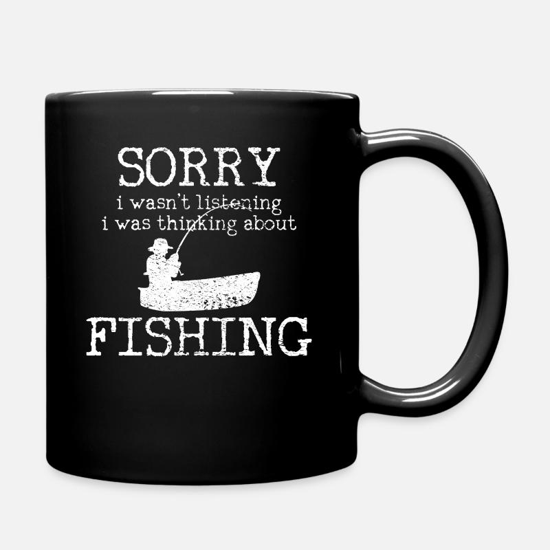 Pêche drôle - Mug uni - noir