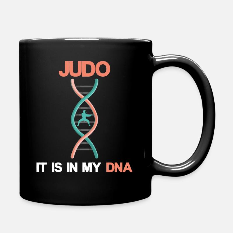 Judo DNA - Tasse einfarbig - Schwarz