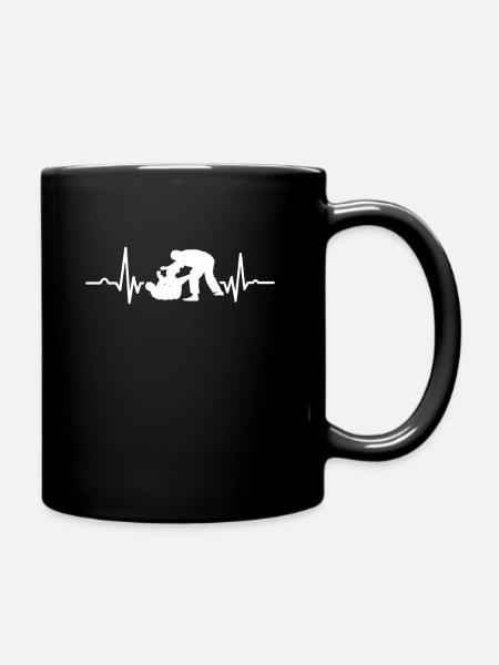 Mma Jiu-Jitsu Bjj gift martial arts - Full Colour Mug - black