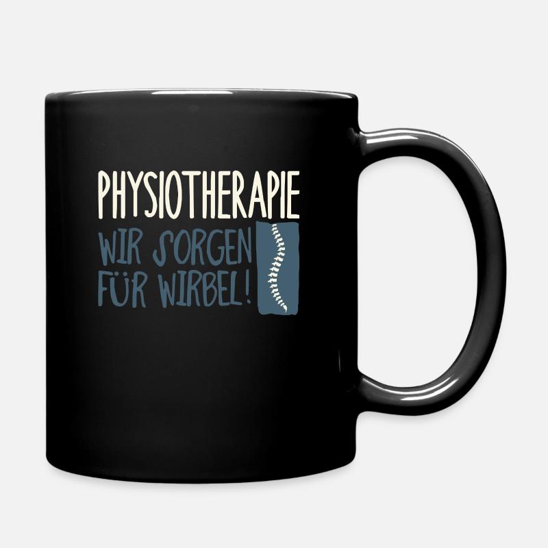 Physiotherapeut - Tasse einfarbig - Schwarz