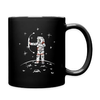 Bogen Schießen Lustig Bogenschütze Trainer - Tasse einfarbig - Schwarz - Rechts