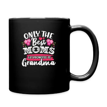 Großmutter Oma Grossmutter Enkel Mutter Geschenk - Tasse einfarbig - Schwarz - Rechts