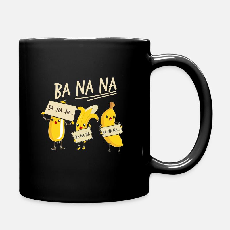 banane - Mug uni - noir