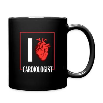 Arzt Doktor Medizin Chirurg Mediziner Geschenk - Tasse einfarbig - Schwarz - Rechts