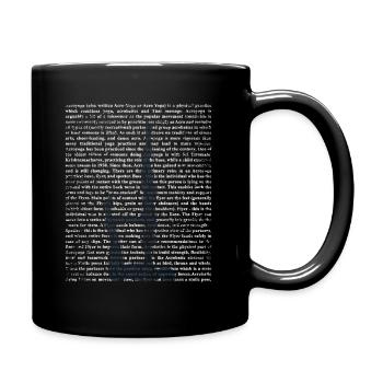 Akroyoga gift - Full Colour Mug - black - Right