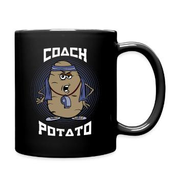 Potato potato - Full Colour Mug - black - Right