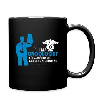 Oncologist - Full Colour Mug - black - Right