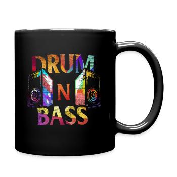 Cadeau Drum n Bass - Mug uni - noir - Droite