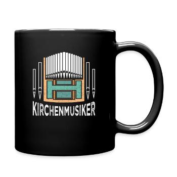 Cooles Kirchenmusiker Chor T-Shirt Spruch Design - Tasse einfarbig - Schwarz - Rechts