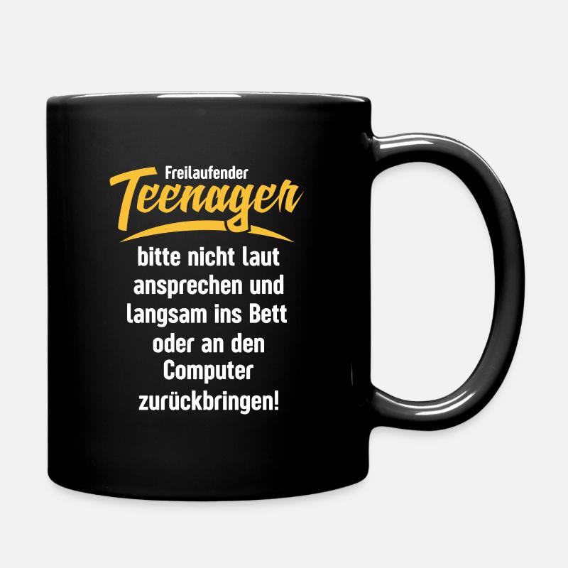 Teenager - Tasse einfarbig - Schwarz