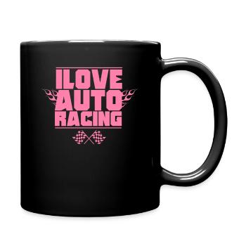 Racing Driver Racing Car Motorsport Car Racing - Full Colour Mug - black - Right