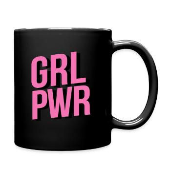 Girl Power Grl Power Shirt - Full Colour Mug - black - Right