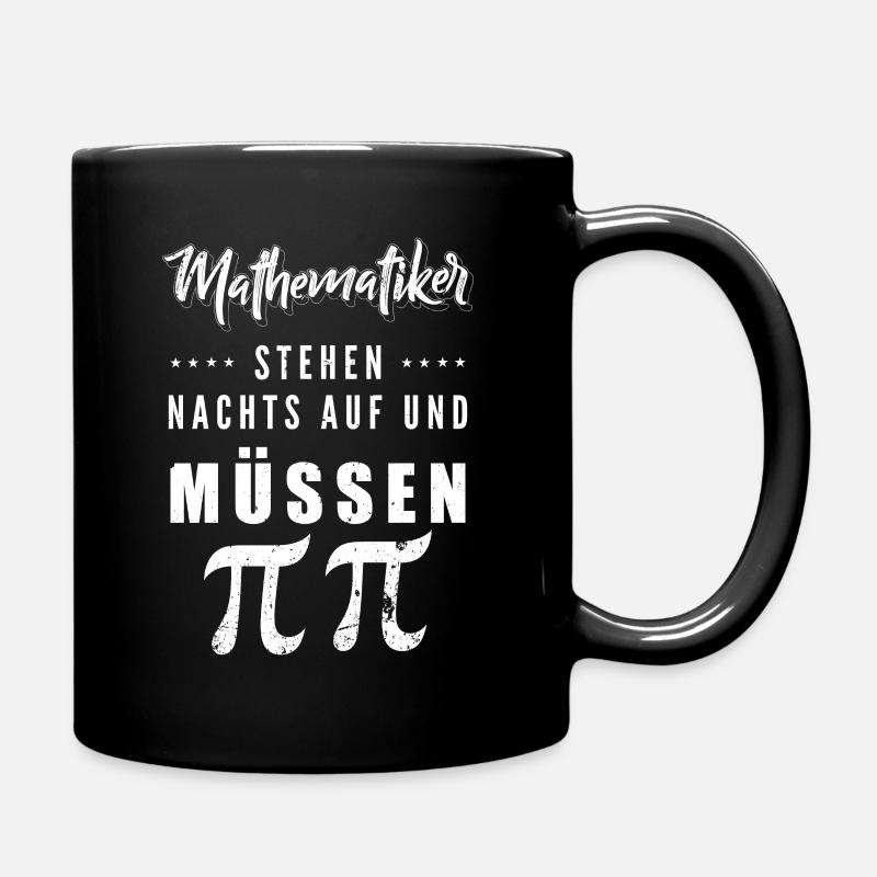 Mathematik Geschenkidee Mathe - Tasse einfarbig - Schwarz