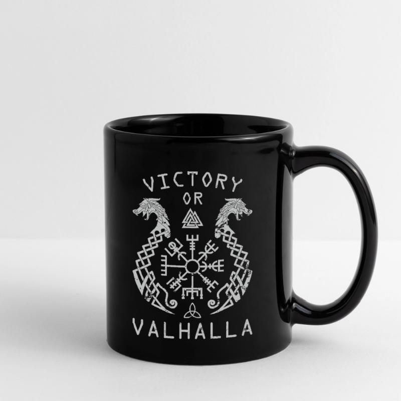 Victory or Valhalla - Sieg oder Walhalla! Tasse einfarbig