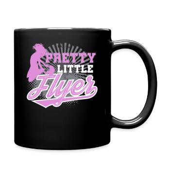 Cheerleader Pretty Little Flyer Gift Tee for - Full Colour Mug - black - Right