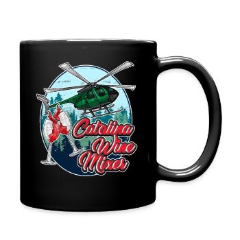 Catalina MIxer Weingeschenk - Tasse einfarbig - Schwarz - Rechts