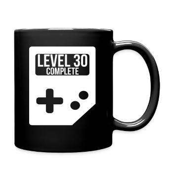 30th birthday man - Full Colour Mug - black - Right
