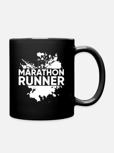 Marathon Runner - Full Colour Mug - black