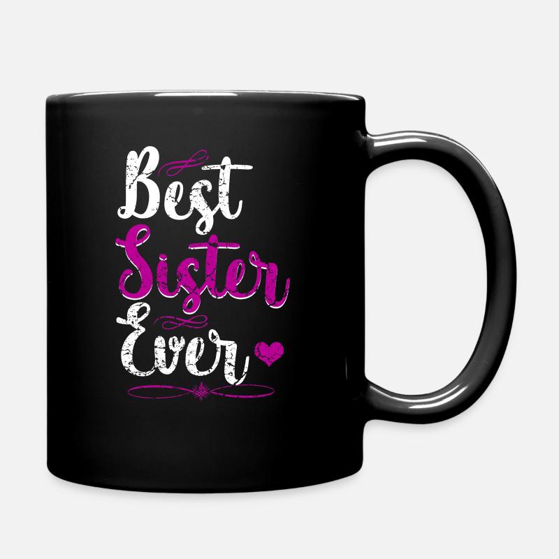 Best sister - Full Colour Mug - black