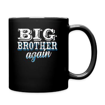 Grand frère - Mug uni - noir - Droite