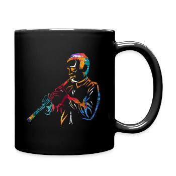 Oboe Gift - Full Colour Mug - black - Right