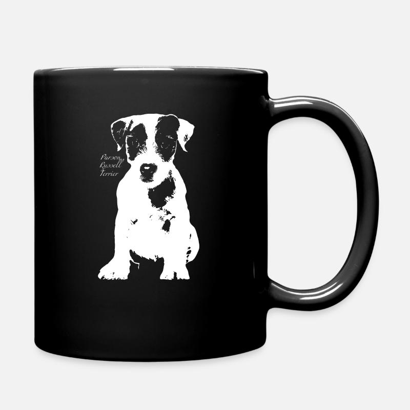 Parson Russell Terrier Jack Russell - Full Colour Mug - black