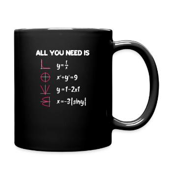math - Mug uni - noir - Droite