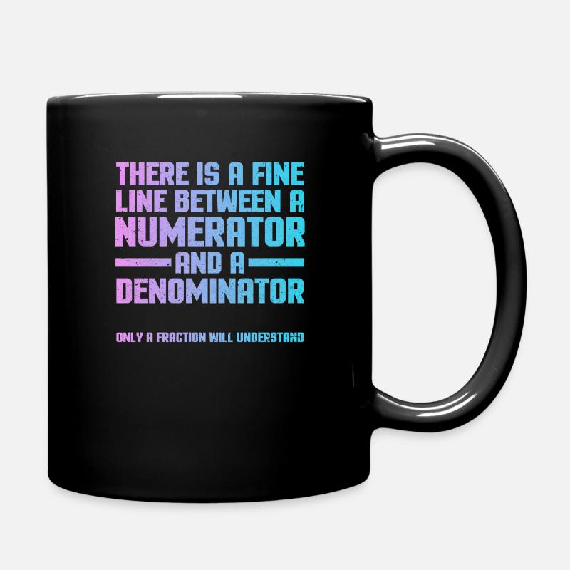 math - Mug uni - noir