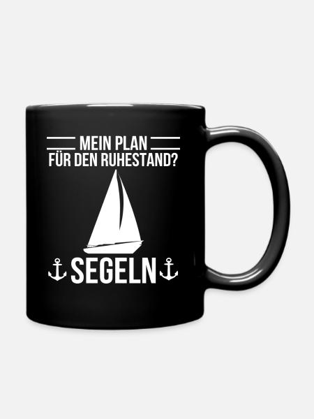 Segler - Tasse einfarbig - Schwarz