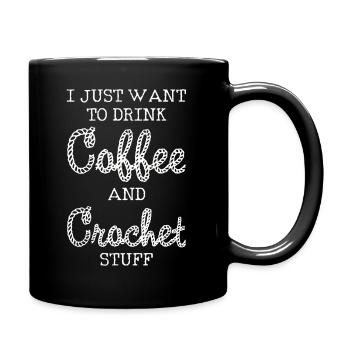 crochet - Tasse einfarbig - Schwarz - Rechts